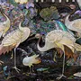Walk-in closets - One-of-a-Kind Korean Mother-of-Pearl Folding Screen - FEBRUARY MOUNTAIN