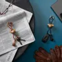 Gifts - Monkey gold keychain witt Natural Leather - Kay Bojesen - ROSENDAHL DESIGN GROUP A/S