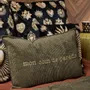 Fabric cushions - Embroidery Pillow and Plaid - PODEVACHE