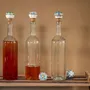 Everyday plates - Ceramic and cork bottle stopper FLORAL - TRANQUILLO