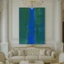Tableaux - "JungleMirror" – toile acrylique/resin grand format (146 x 89 cm) - TURIK&ART (KSENIIA TURIK)