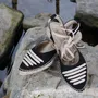 Shoes - Women's flat espadrilles in jute and cotton handmade in Spain - ATELIER COSTÀ