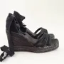 Shoes - Lauren — Chic and natural jute wedge espadrilles for women - ATELIER COSTÀ