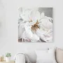 Office design and planning - « Peonies » Series of handmade textured abstract paintings - MATISS ART STUDIO