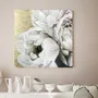 Office design and planning - « Peonies » Series of handmade textured abstract paintings - MATISS ART STUDIO