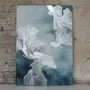 Office design and planning - « Carps » Series of handmade textured abstract paintings - MATISS ART STUDIO