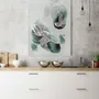 Office design and planning - « Carps » Series of handmade textured abstract paintings - MATISS ART STUDIO