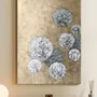 Office design and planning - « Flower Balls» Series of handmade textured abstract paintings - MATISS ART STUDIO