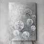 Office design and planning - « Flower Balls» Series of handmade textured abstract paintings - MATISS ART STUDIO