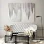 Office design and planning - « Wisteria » Series of handmade textured abstract paintings - MATISS ART STUDIO