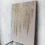 Office design and planning - « Wisteria » Series of handmade textured abstract paintings - MATISS ART STUDIO