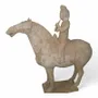 Sculptures, statuettes et miniatures - Statue Cheval de céramique - PAGODA INTERNATIONAL