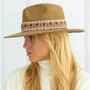 Hats - Chapeau feutre bord large GALON ETHNIC - TRAVAUX EN COURS...