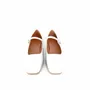 Shoes - Metallic silver leather Mary Janes – handcrafted in Spain - ATELIER COSTÀ