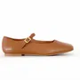 Shoes - Camel leather Mary Janes – premium craftsmanship from Spain - ATELIER COSTÀ