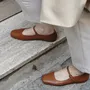 Shoes - Camel leather Mary Janes – premium craftsmanship from Spain - ATELIER COSTÀ
