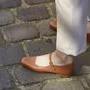 Shoes - Camel leather Mary Janes – premium craftsmanship from Spain - ATELIER COSTÀ