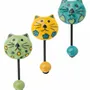 Objets déco enfant - Crochet mural CAT, MEOW, FIN FRIENDS & CUTE HOUSES - TRANQUILLO