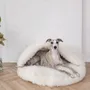 Lits - Grotte pour Animal en Peau de Mouton Naturelle – Blanche - MELLOW CONCEPT STORE