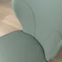 Chaises - Chaise pivotante en simili-cuir vert clair - ANGEL CERDÁ