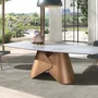 Chaises - Chaise pivotante en simili-cuir vert clair - ANGEL CERDÁ