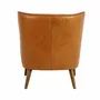 Armchairs - Chester armchair in brown leather - ANGEL CERDÁ