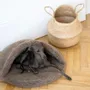 Lits - Grotte pour Animal en Laine Naturelle – Beige - MELLOW CONCEPT STORE