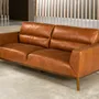 Sofas - 3 seater buffalo cow leather sofa - ANGEL CERDÁ