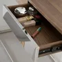 Console table - Walnut and steel console - ANGEL CERDÁ