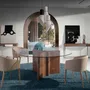 Console table - Walnut and steel console - ANGEL CERDÁ