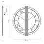 Horloges - Franz – Horloge murale design minimaliste, Made in Italy - CALLEADESIGN