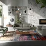 Sideboards - Walnut TV cabinet with glass sides - ANGEL CERDÁ
