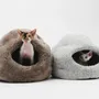 Beds - Nest Natural Woolen Pet Bed - Beige - MELLOW CONCEPT STORE