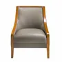 Fauteuils - Fauteuil en cuir gris - ANGEL CERDÁ