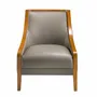 Armchairs - Grey leather armchair - ANGEL CERDÁ