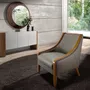 Fauteuils - Fauteuil en cuir gris - ANGEL CERDÁ