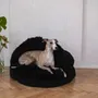 Lits - Grotte pour Animal en Peau de Mouton Naturelle – Noire - MELLOW CONCEPT STORE