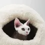 Beds - Nest Natural Woolen Pet Bed - White - MELLOW CONCEPT STORE