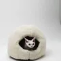 Beds - Nest Natural Woolen Pet Bed - White - MELLOW CONCEPT STORE