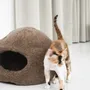 Lits - Grotte pour Animal en Peau de Mouton Naturelle – Beige - MELLOW CONCEPT STORE
