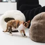 Lits - Grotte pour Animal en Peau de Mouton Naturelle – Beige - MELLOW CONCEPT STORE