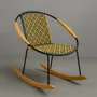 Petits fauteuils - Rocking Chair Tulipan Jaune - NA'LAGO