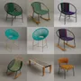 Chambres d'hôtels - Rocking Chair Tulipan Jaune - NA'LAGO