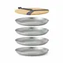 Cuisines de jardin - Ensemble d'assiette - 4 pièces - Acier Inoxydable - BLACK+BLUM EUROPE