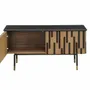 Buffets - MEUBLE DE RANGEMENT'ART DECO' CHENE NOIR/BEIGE - FANCY