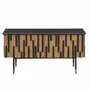 Buffets - MEUBLE DE RANGEMENT'ART DECO' CHENE NOIR/BEIGE - FANCY