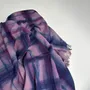 Plaids - Couverture en chanvre et lin teinte à la main HL8 - OTTUNO