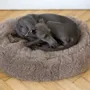 Beds - Oval Natural Wool Pet Bed - Beige - MELLOW CONCEPT STORE