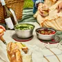 Outdoor kitchens - Multifunction Food Bowl  -Microwave safe Stainless steel round - BLACK+BLUM EUROPE