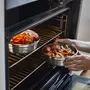 Outdoor kitchens - Multifunction Food Bowl  -Microwave safe Stainless steel round - BLACK+BLUM EUROPE